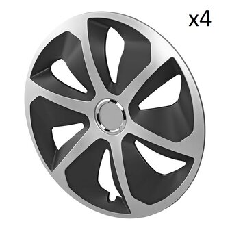 Wieldop Roco zilver/zwart 13 inch&nbsp;x4 stuks