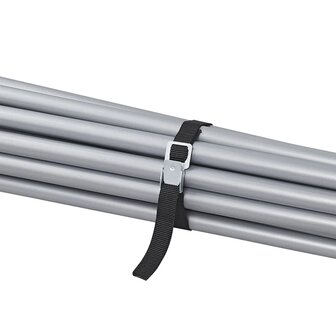 Bindriemen met metalen gesp 18mm-40cm - set van 4 stuks