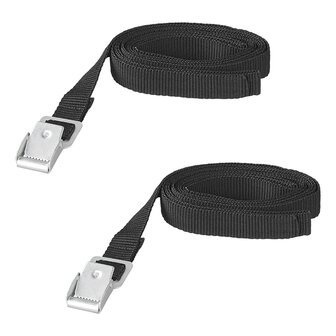 Bindriemen met metalen gesp 18mm-200cm - set van 2 stuks