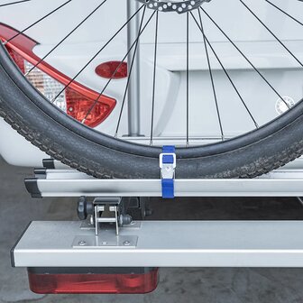 Fietsriempjes met metalen gesp voor fietsdrager 4 stuks