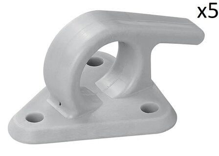 Touwhaak kunststof met oog 48x45mm&nbsp;x5 stuks