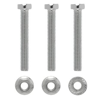 Schroevenset M8 6-delig voor stekkerdoos x5 stuks