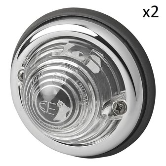 Markeringslamp wit 70mm PM&nbsp;x2 stuks