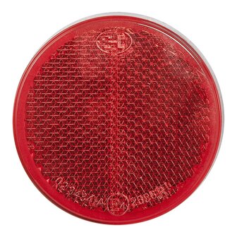 Reflector rood 60mm zelfklevend x5 stuks