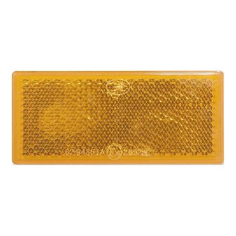 Reflector oranje 82x36mm zelfklevend x5 stuks