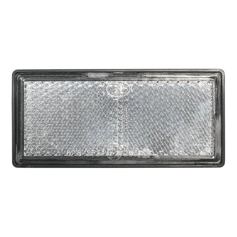 Reflector wit 85x39mm zelfklevend met grondplaat x10 stuks