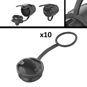 Afdekkap voor verloopstekker contra x10 stuks
