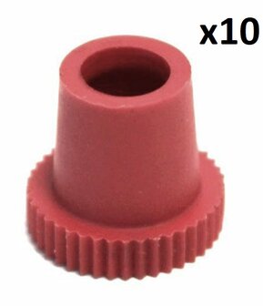 Smeernippel afdekdop M8 x10 stuks