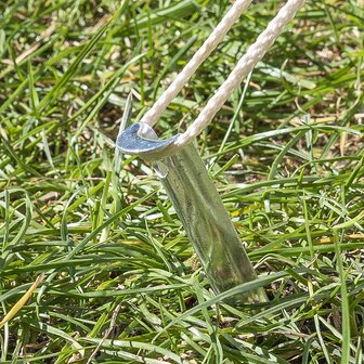 Tentharing 22cm aluminium halfrond x10 stuks