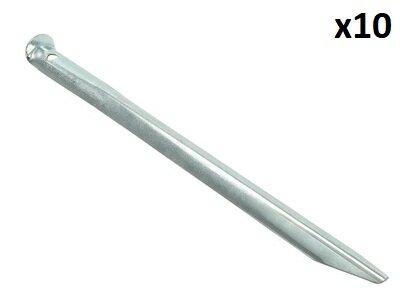 Tentharing 30cm metaal halfrond x10 stuks