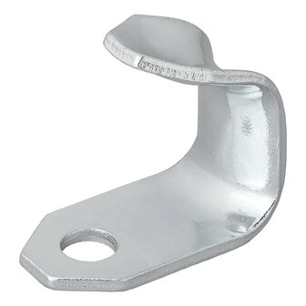 Haak schroefbaar metaal 37 x 25 x 3 mm x5 stuks