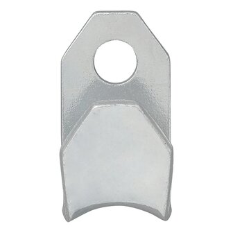 Haak schroefbaar metaal 37 x 25 x 3 mm x5 stuks