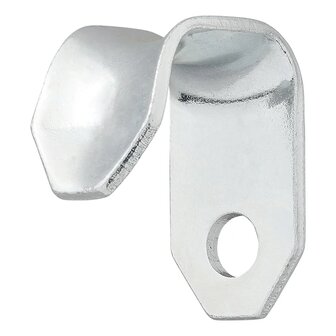 Haak schroefbaar metaal 37 x 25 x 3 mm x5 stuks