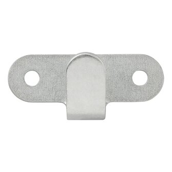 Touwhaak metaal 65x27mm gebogen x10 stuks