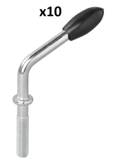 Spindel voor neuswielklem 48 mm x10 stuks
