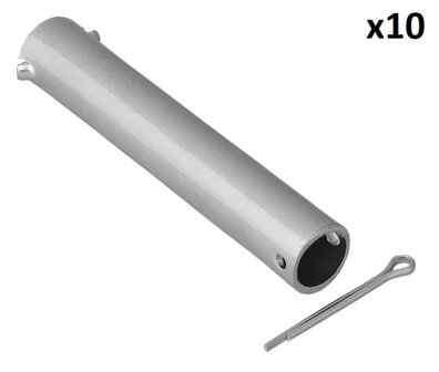 As voor neuswiel 48 mm x10 stuks