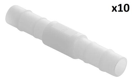 Slangtule recht 8mm x10 stuks