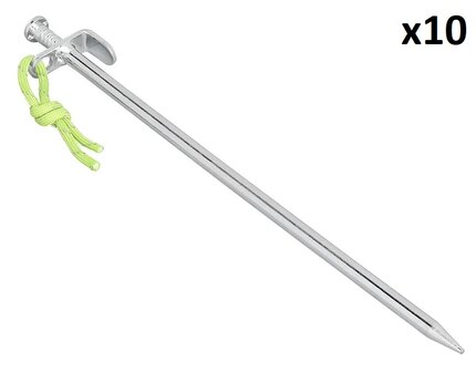 Rotspen 30 cm gegalvaniseerd staal met L-haak Heavy Duty x10 stuks