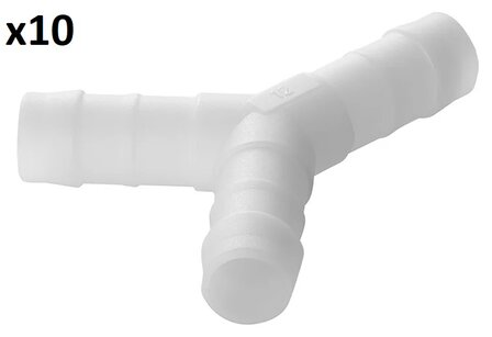 Slangtule Y-stuk 12mm x10 stuks