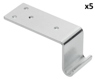 Tegenstuk haaks voor spansluiting x5 stuks