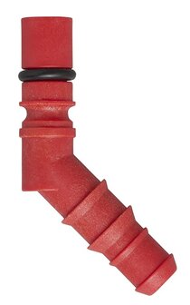 Slangtule met O-ring voor 10/12 mm slangen rood x5 stuks