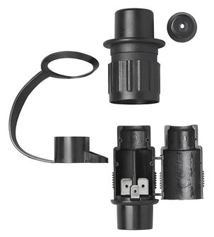 Stekker 3-polig PVC