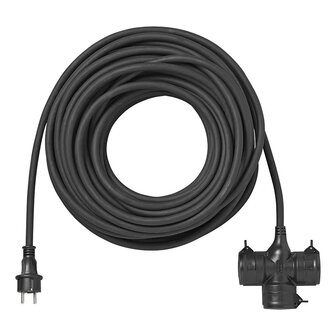Stekkerdoos Schuko 3-voudig 25M 3x 2,5 mm&sup2;