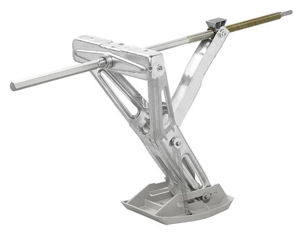 Caravanhoeksteun 1000kg 605x280mm H:470mm incl. stabilisatievoet en verlengd uitdraaimechanisme