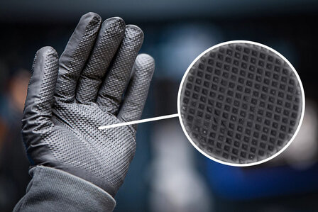 Wegwerphandschoenen-box nitril met extra grip maat L 100 stuks