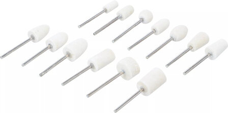 Polijstkop assortiment 13-dlg