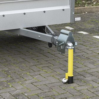 Parkeerpaal voor aanhangwagen caravan