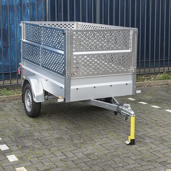 Parkeerpaal voor aanhangwagen caravan