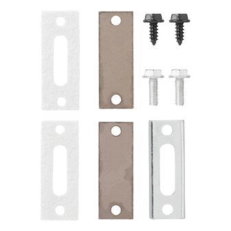 Mica venster 42 x 15 mm met dichting voor Truma kachel