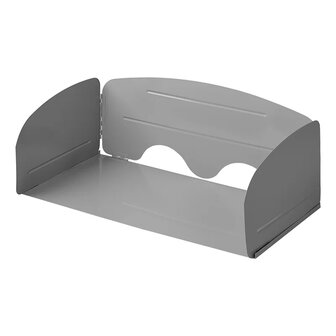 Kookwindscherm 3-delig staal vouwbaar met basisplaat 63 x 30,5 x 25 cm
