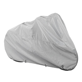 Beschermhoes grijs voor 1 fiets (ripstop)