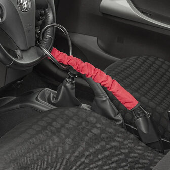 Stuurslot voor autogordelbevestiging met 3 sleutels