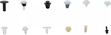 Bgs Technic Assortiment bevestigingsclips voor Peugeot Citroen 345-dlg