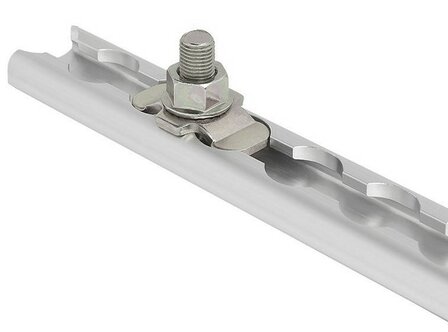Stud fitting dubbel met bout 3/8&quot;