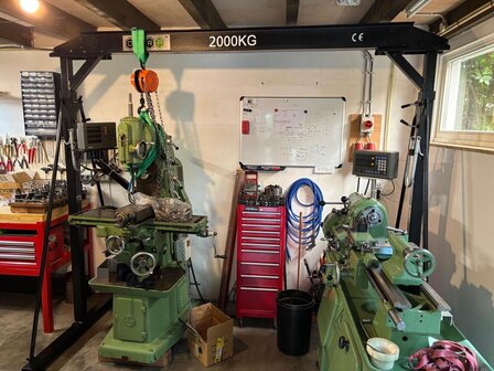 Mobiele portaalkraan 2 ton