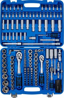 Bgs Technic Dopsleutelset zeskant (1/4) / (3/8) / (1/2) 192-dlg