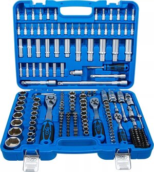 Bgs Technic Dopsleutelset zeskant (1/4) / (3/8) / (1/2) 192-dlg