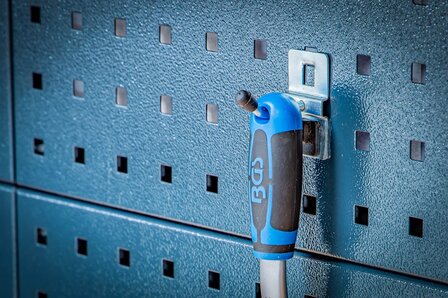 Enkele hakenset 40 mm voor wandsysteem 10-delige