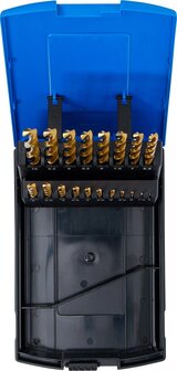 Bgs Technic Spiraalborenset HSS-G titanium gecoat 1 - 10 mm 19-dlg