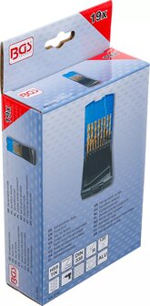Bgs Technic Spiraalborenset HSS-G titanium gecoat 1 - 10 mm 19-dlg