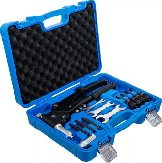 Popnageltang-set voor standaard popnagels, popmoeren en klinkbouten