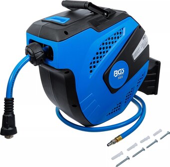 Bgs Technic Persluchtslang met oproller automatisch 12 m + 2 m