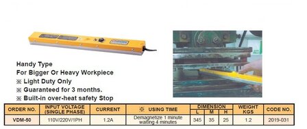 Demagnetiseerapparaat 1,2A