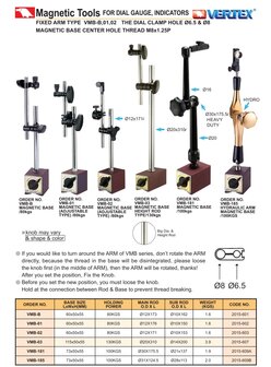 Magnetische standaard met houder 73 x 50 x 55