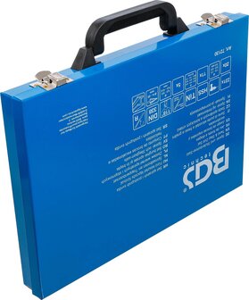 Spiraalboren en Trappenboorset HSS titanium gecoat 1 - 10 mm 231-dlg