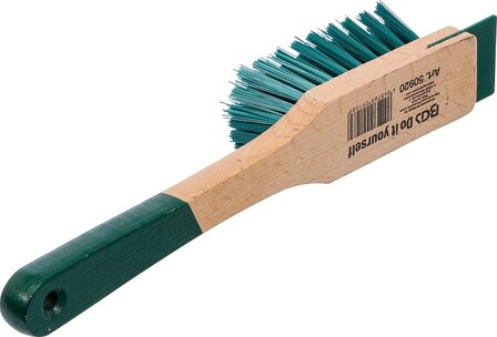 Grasmaaierborstel met schraper